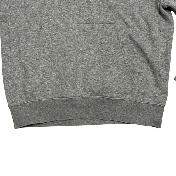 Nike Gray Pullover Hoodie Small Swoosh Logo Fleece Sweatshirt Men’s Size S - Picture 8 of 11